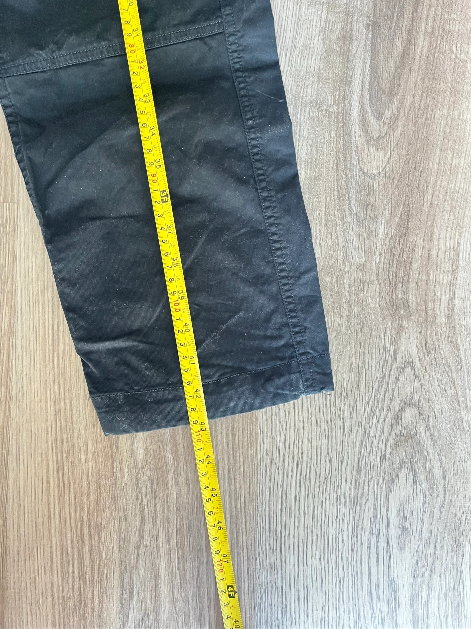 Replay Cargo Pants Black W33 Utility Tactical Workwear Vintage Streetwear – photo 10